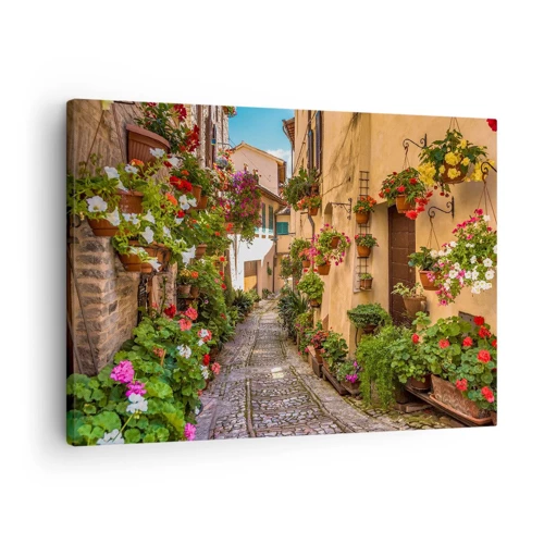 Canvas picture - Italian Back Street - 70x50 cm