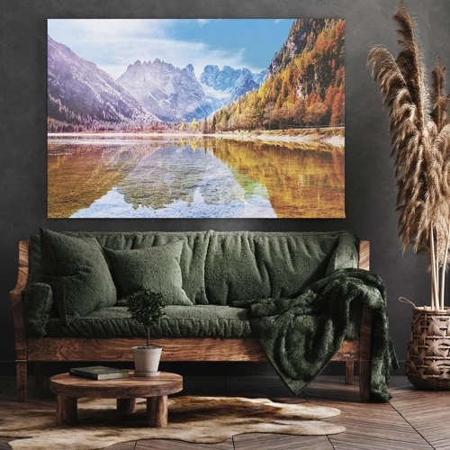 Canvas picture - It's Autumn in the Mountains - 70x50 cm