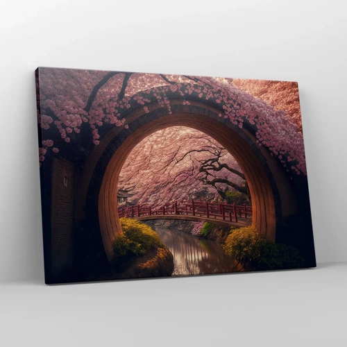 Canvas picture - Japanese Spring - 70x50 cm