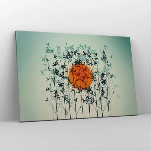 Canvas picture - Japanese Sun - 120x80 cm