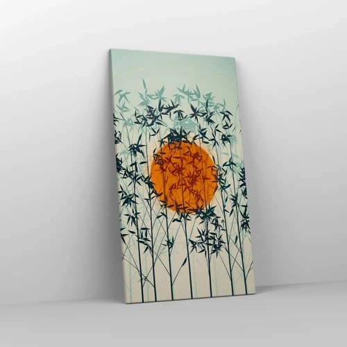 Canvas picture - Japanese Sun - 45x80 cm