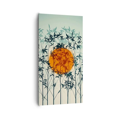 Canvas picture - Japanese Sun - 65x120 cm