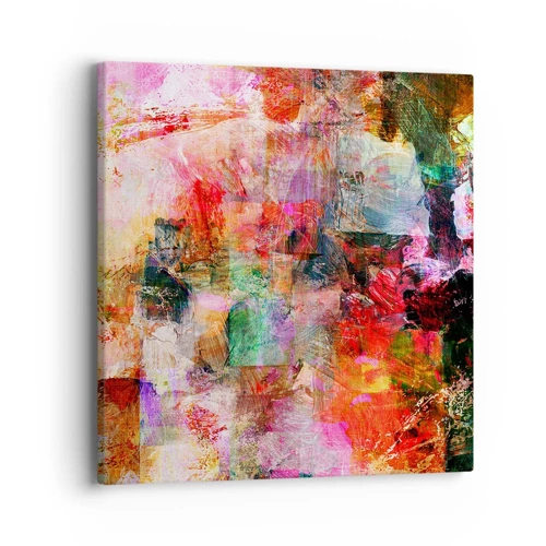 Canvas picture - Journey through Pink - 40x40 cm