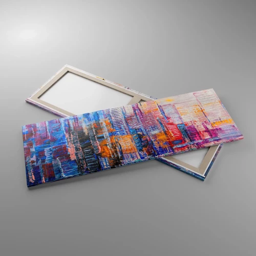 Canvas picture - Joyful Metropolis - 140x50 cm