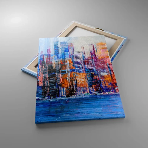 Canvas picture - Joyful Metropolis - 50x70 cm