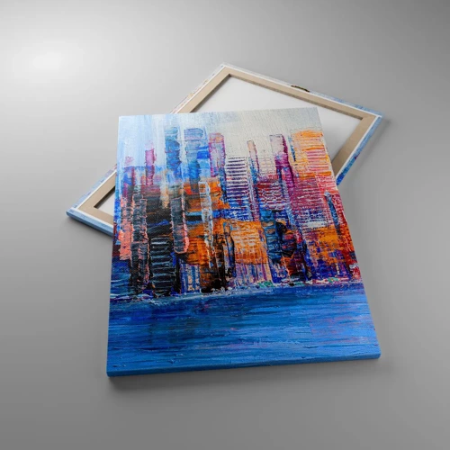 Canvas picture - Joyful Metropolis - 70x100 cm