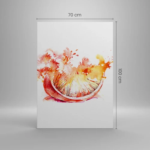 Canvas picture - Juicy  Refreshment - 70x100 cm