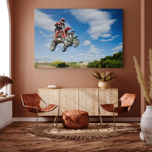 Canvas picture - Jump to the Sky - 120x80 cm