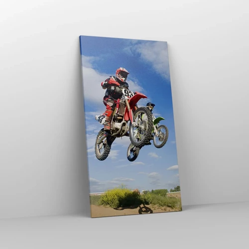 Canvas picture - Jump to the Sky - 55x100 cm