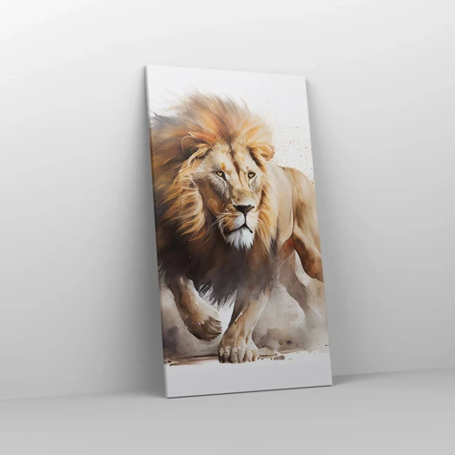 Canvas picture - King is on the Move - 55x100 cm