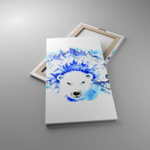 Canvas picture - King of Arctica in Icy Crown - 45x80 cm