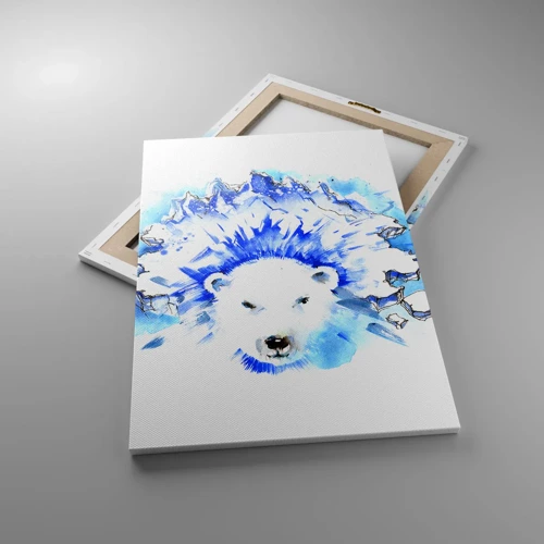 Canvas picture - King of Arctica in Icy Crown - 50x70 cm