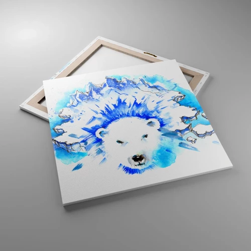 Canvas picture - King of Arctica in Icy Crown - 70x70 cm