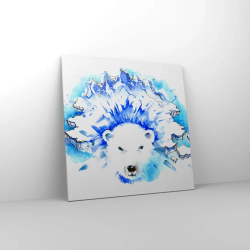 Canvas picture - King of Arctica in Icy Crown - 70x70 cm