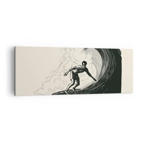 Canvas picture - King of the Wave - 140x50 cm