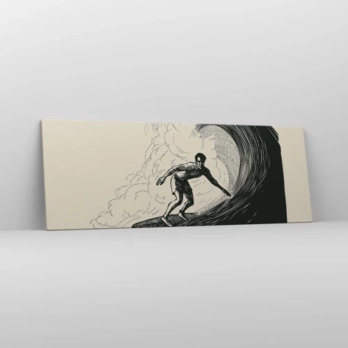 Canvas picture - King of the Wave - 140x50 cm