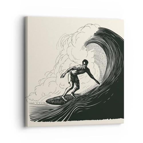 Canvas picture - King of the Wave - 30x30 cm