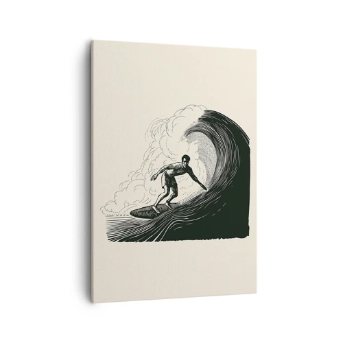 Canvas picture - King of the Wave - 50x70 cm