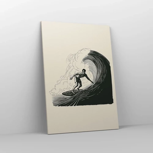 Canvas picture - King of the Wave - 70x100 cm