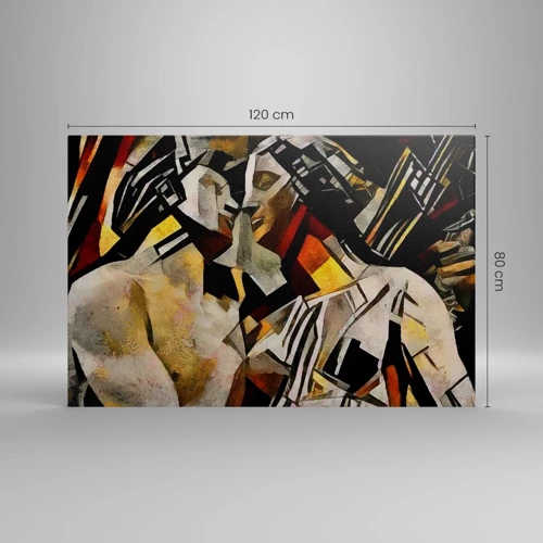 Canvas picture - Kiss Of A Statue - 120x80 cm