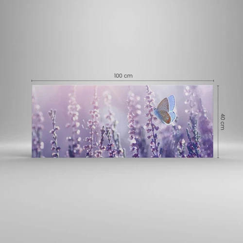 Canvas picture - Kiss of a Butterfly - 100x40 cm