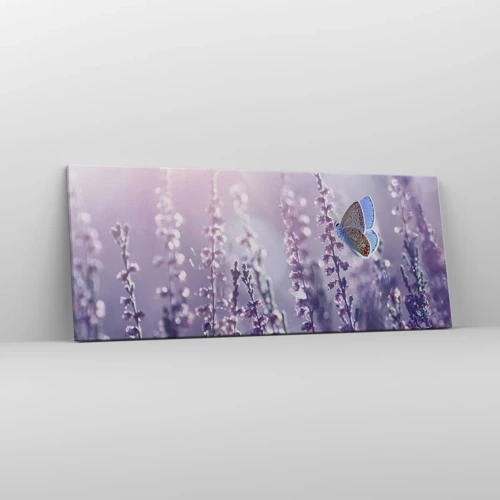 Canvas picture - Kiss of a Butterfly - 100x40 cm