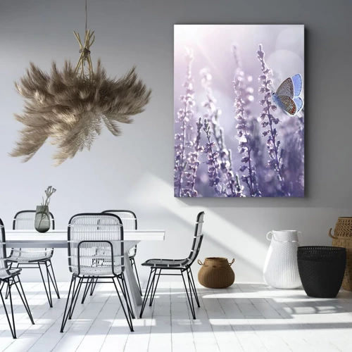 Canvas picture - Kiss of a Butterfly - 80x120 cm