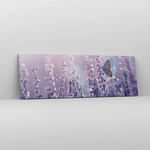 Canvas picture - Kiss of a Butterfly - 90x30 cm