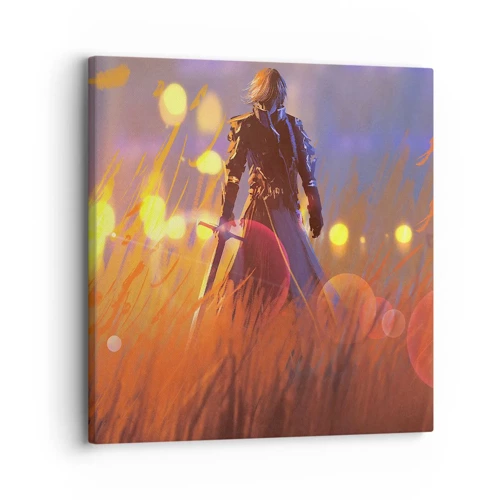 Canvas picture - Knight-errant - 30x30 cm