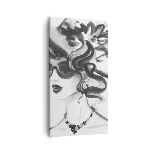 Canvas picture - Lady with a Character - 55x100 cm