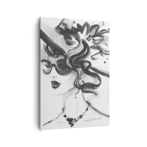 Canvas picture - Lady with a Character - 70x100 cm