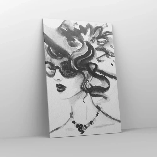 Canvas picture - Lady with a Character - 80x120 cm