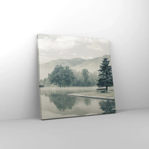 Canvas picture - Lake Is Still Asleep - 30x30 cm