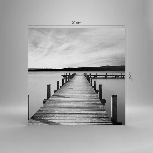 Canvas picture - Lake of Peace - 70x70 cm