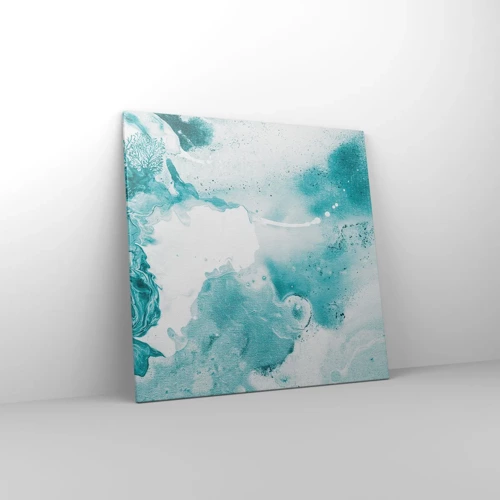 Canvas picture - Lakes of Blue - 70x70 cm
