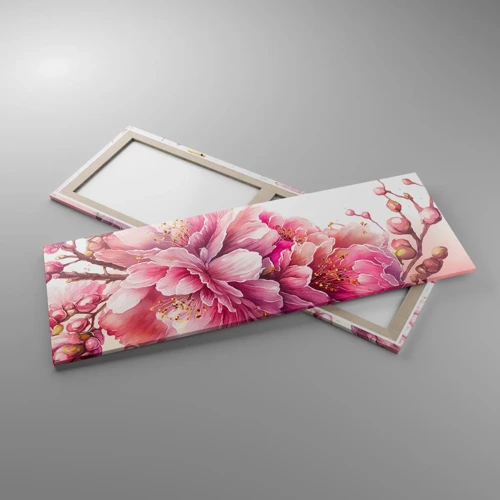 Canvas picture - Land of Cherry Blossoms - 140x50 cm