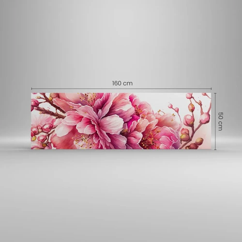 Canvas picture - Land of Cherry Blossoms - 160x50 cm