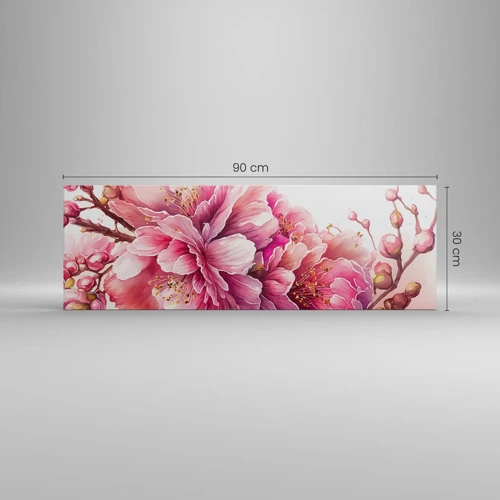 Canvas picture - Land of Cherry Blossoms - 90x30 cm