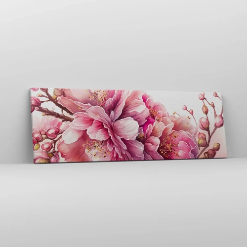 Canvas picture - Land of Cherry Blossoms - 90x30 cm