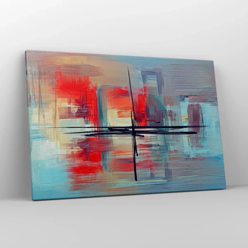 Canvas picture - Landscape in a foreign Dimension - 120x80 cm