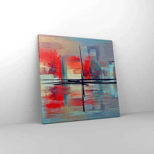 Canvas picture - Landscape in a foreign Dimension - 60x60 cm