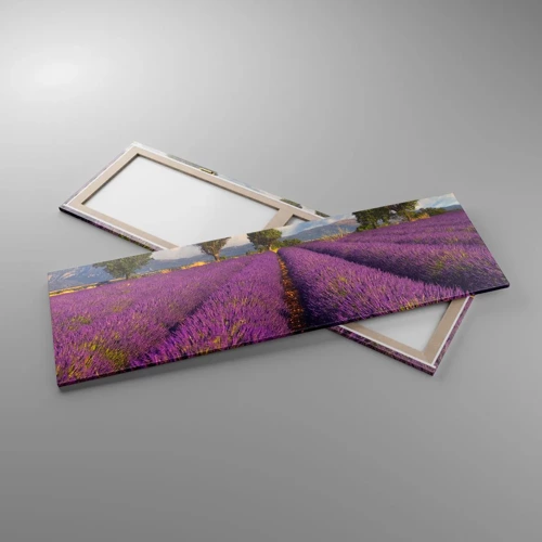 Canvas picture - Lavender Fields - 160x50 cm