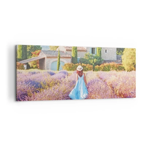 Canvas picture - Lavender Girl - 100x40 cm