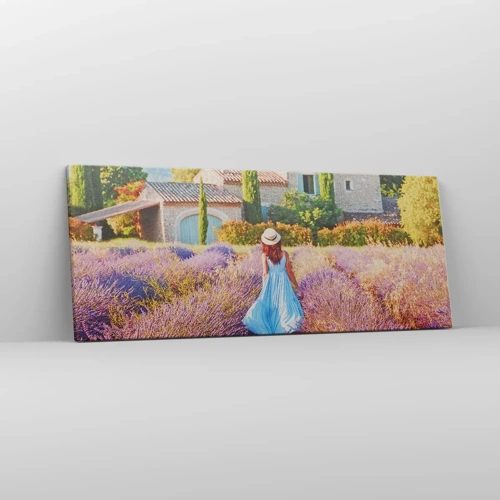 Canvas picture - Lavender Girl - 100x40 cm