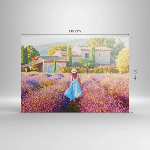 Canvas picture - Lavender Girl - 100x70 cm