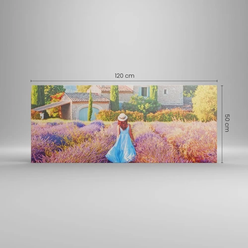 Canvas picture - Lavender Girl - 120x50 cm