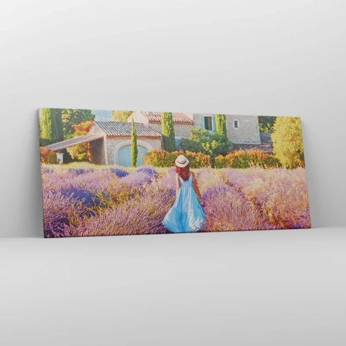 Canvas picture - Lavender Girl - 120x50 cm