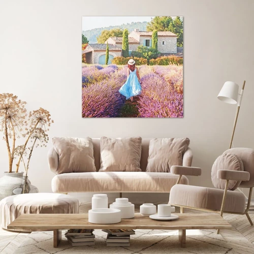 Canvas picture - Lavender Girl - 40x40 cm