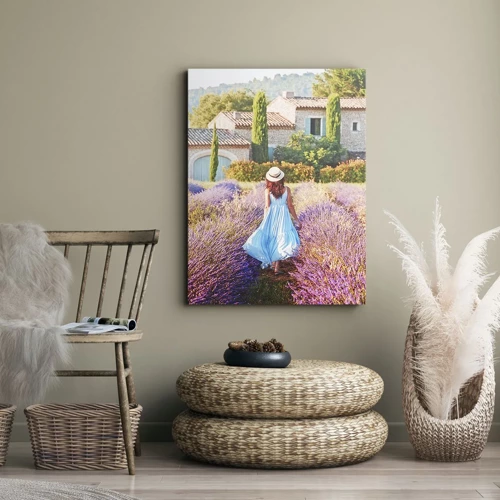 Canvas picture - Lavender Girl - 65x120 cm