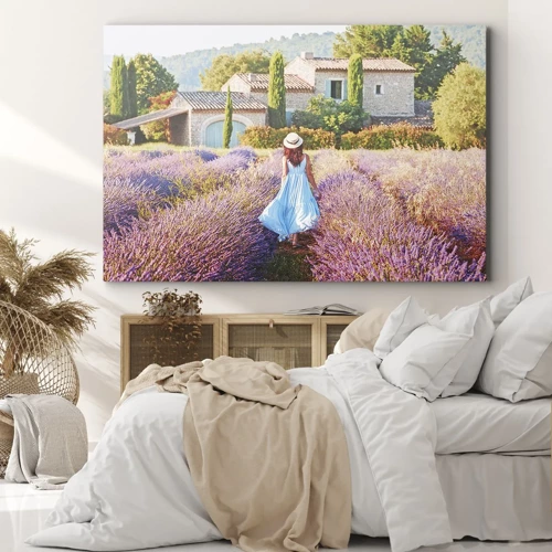 Canvas picture - Lavender Girl - 70x50 cm